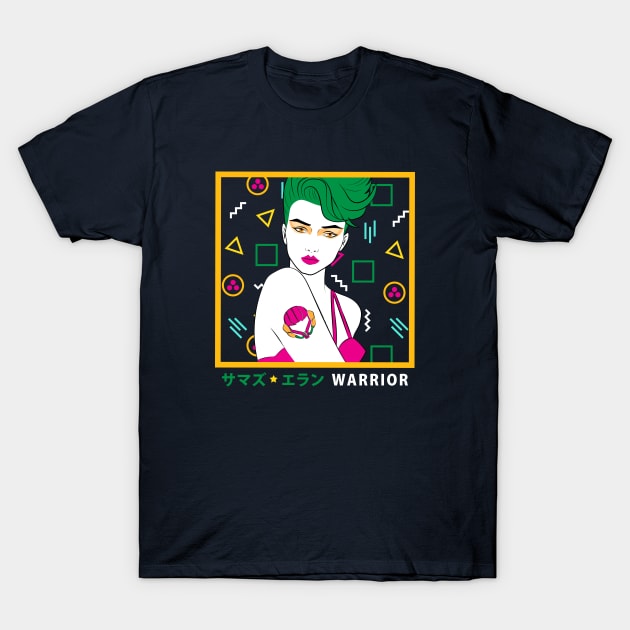 Female Space Warrior T-Shirt by machmigo